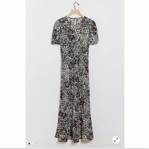 NEW Dolan Left Coast by Anthropologie Moira Bias Midi Dress, Size S